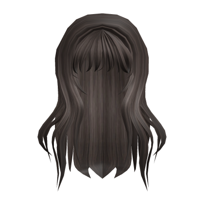 Cute brown long hair Roblox item