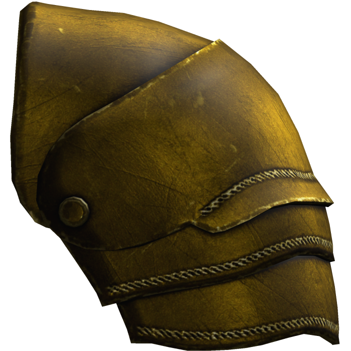Gold Medieval Shoulder Armor [L]