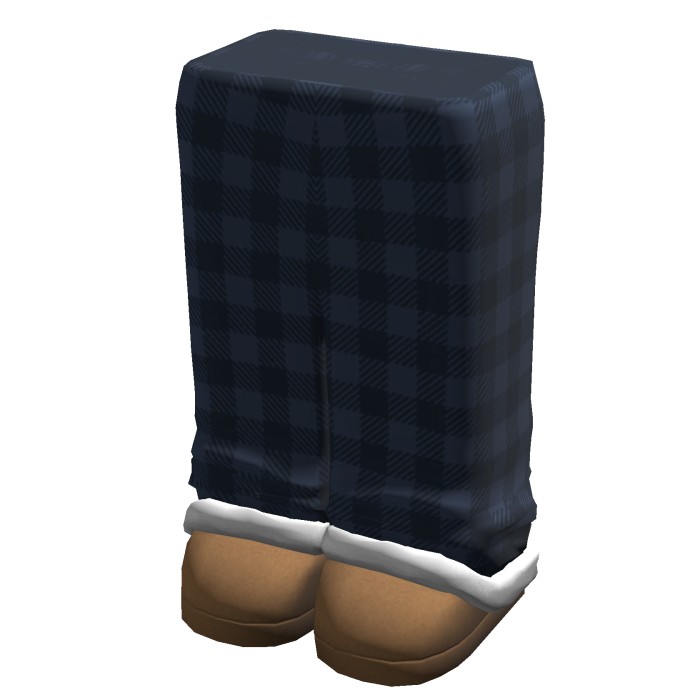 Pajamas and Slippers Navy Blue