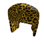 Gold Grunge Y2K Leopard Ushanka