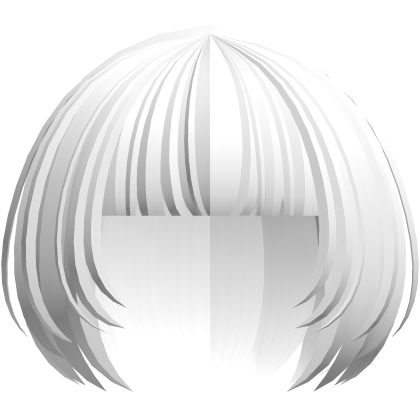 ʚ♡ wispy moe anime doll short hair white Roblox item
