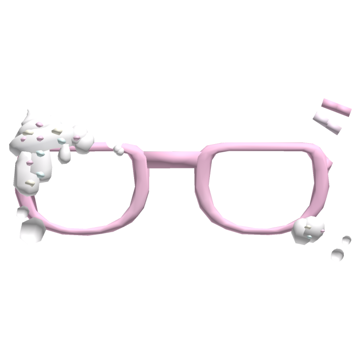 ♡ ⸝⸝՞ ⩊ ꒰‿‿ :mm ᴘink yuᴍᴍi eaᴛᴀʙʟ glasses 🧁