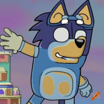 Wolf Wolf Blue Doggy Puppy Game!