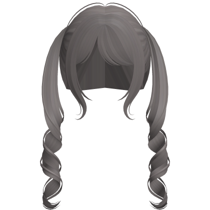 ♡ : long curly anime waifu pigtails ୨୧ dust Roblox item