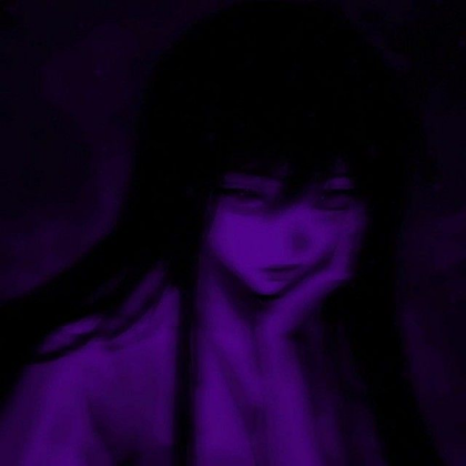 dark purple anime girl ~Aesthetic Roblox decal