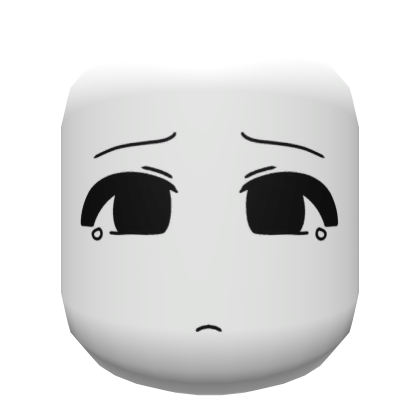 Roblox Item Sad Anime Chibi Face