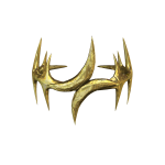 [ ⭐ ] Gold Crescent Moon Crown [ pbr ]
