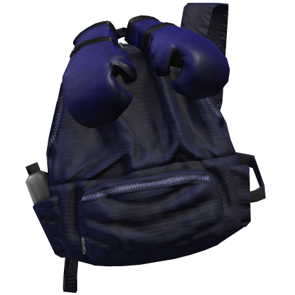 Blue Boxing Glove Grunge Backpack 1.0