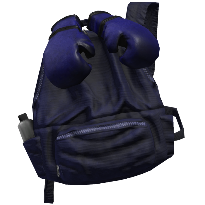 Blue Boxing Glove Grunge Backpack 1.0