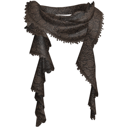 3.0 Lace Scarf Snow Cozy Brown