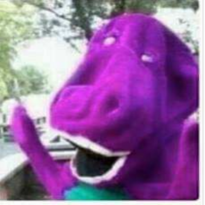 cursed barney Roblox decal