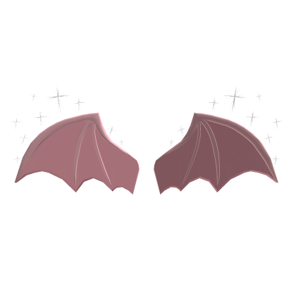 Bat Devil Light Red Wings Sparkle Aura Confetti Roblox item