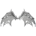 White Angel Ripped Wings