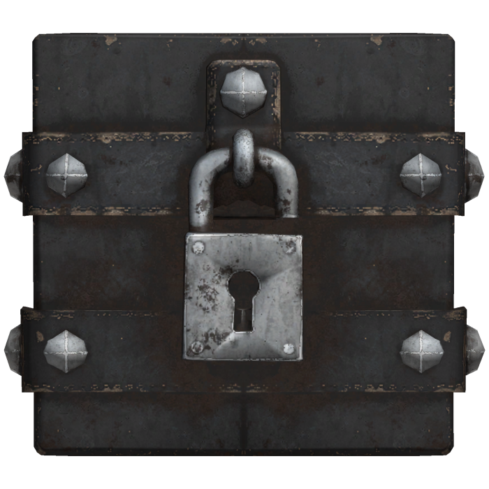 Black Locked Shoulder Chest (Left)