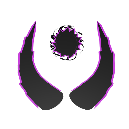 Cartoony BlackHole Horns Purple