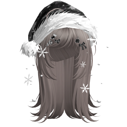 Cute Christmas Straight Hair (Ash)