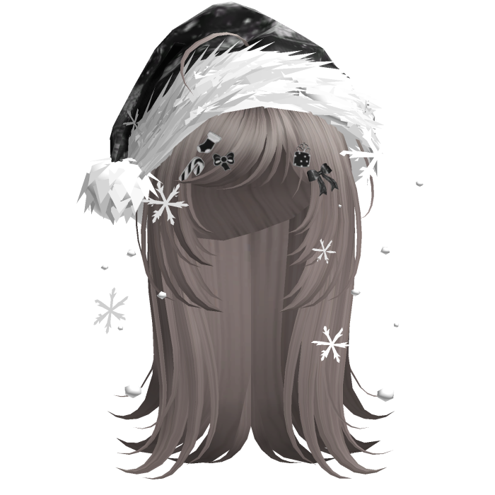 Cute Christmas Straight Hair (Ash)
