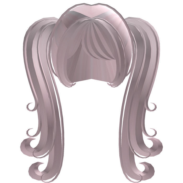 ꒰♡꒱ Curly Swirly Cute Long Pink Pigtails
