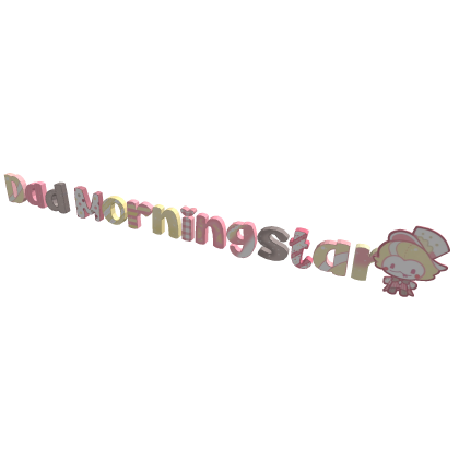 dad morning star Roblox item
