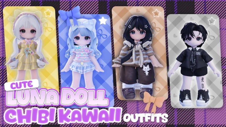 Cute Luna Doll Chibi Kawaii Outfits Game Thumbnail