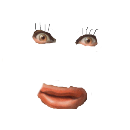 Creepy Face (Original Asset) Roblox decal