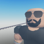 Cart Ride Into Bald Man