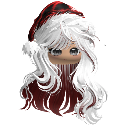 Christmas Waves w/Santa Hat (White&Red)
