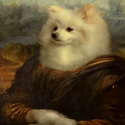 Dog Monalisa Roblox decal