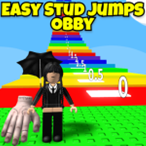 Easy Studs Jump Obby with Balloon