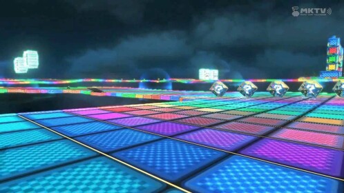 Rainbow Road SNES in City (Reupload)