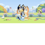 The bluey, bingo, mom, and dad fan group