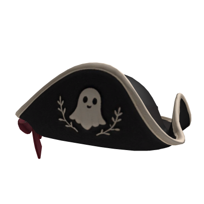 Black Ghost Bow Pirate  Hat