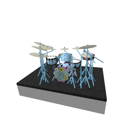 Twent One Pilots Icey And Scaly tour drums 