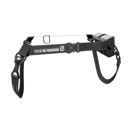 Girl Black & White Techwear Belt Roblox item thumbnail