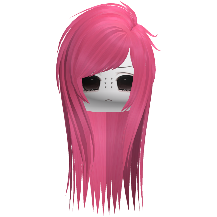 Emo Moe Pink Long Scene Hair