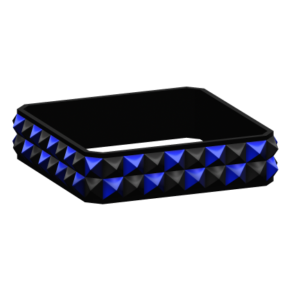 Deep Blue Studded Scene Bracelet [R6 Right]