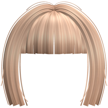 Blonde Hime Cut Bangs Roblox item