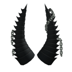 Chained Black Dragon Horns