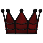 Royal Webbed Crown - Red