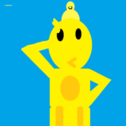 Drawing of a Chicky Roblox decal