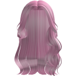 Pink Long Glamorous Wavy Hair