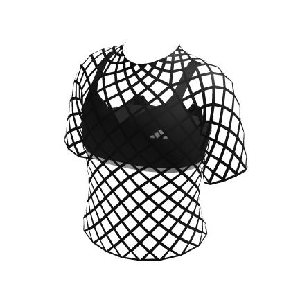 adidas Black Mesh Top thumbnail
