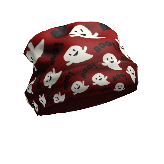 Y2K Red Halloween Ghost Skully 👻
