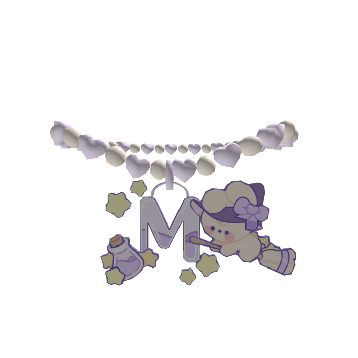 M initial Necklace