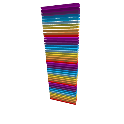 Rainbow Fading Ladder