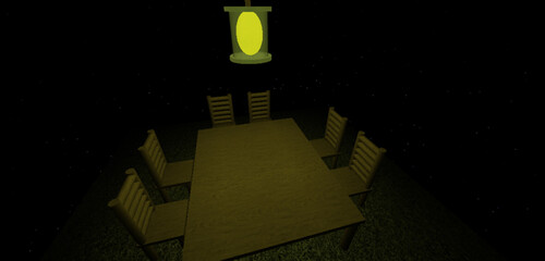 Chat with friends, in the dark.