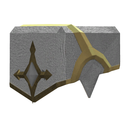 Royal Knight Right Shoulder - White Black