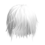 x_o ,, sick emo white vkei spiky boy hair