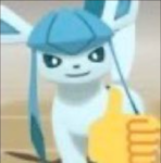 Glaceon thumbs up