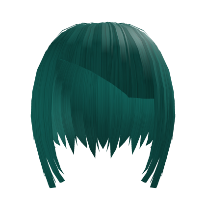 Rockstar ghoul emo choppy vkei short teal hair